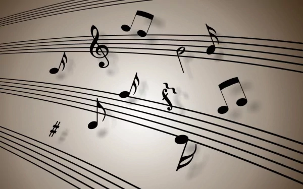 music musical notes HD Desktop Wallpaper | Background Image