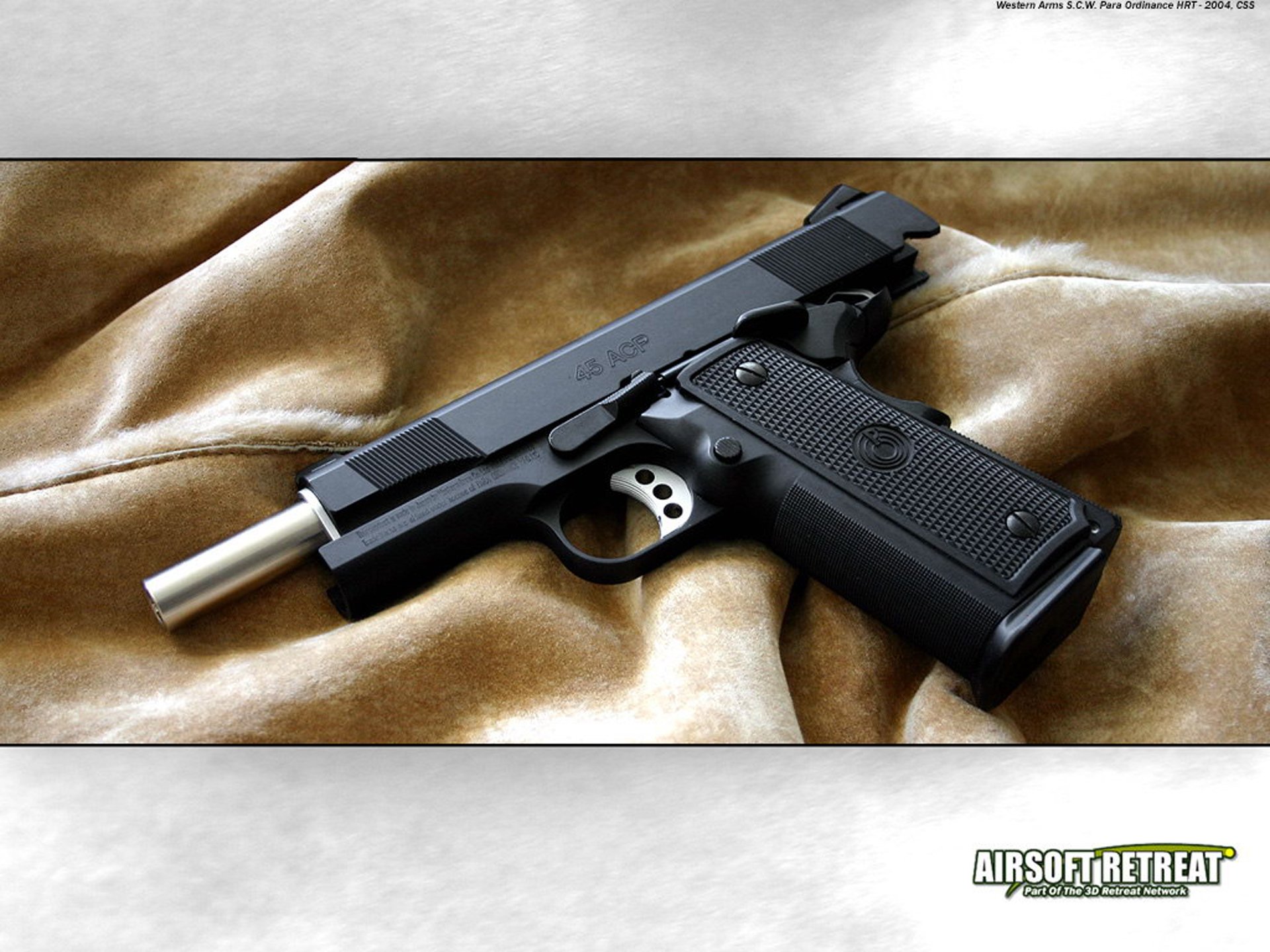 Download Man Made Airsoft Pistol HD Wallpaper