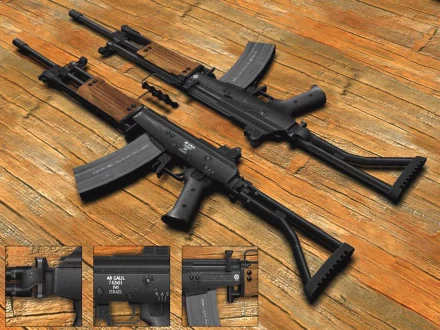 man made akm assault rifle HD Desktop Wallpaper | Background Image