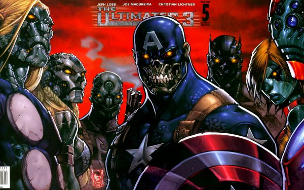 Comics Ultimates Thor Captain America HD Wallpaper | Background Image