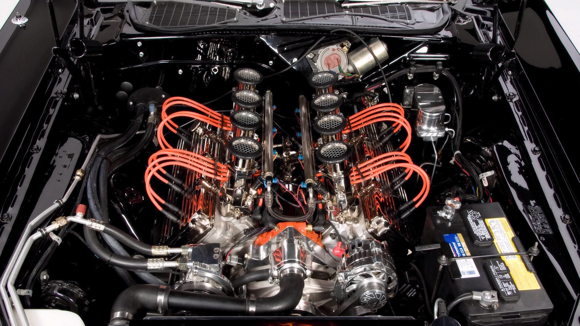 Dodge Challenger Muscle Car Engine