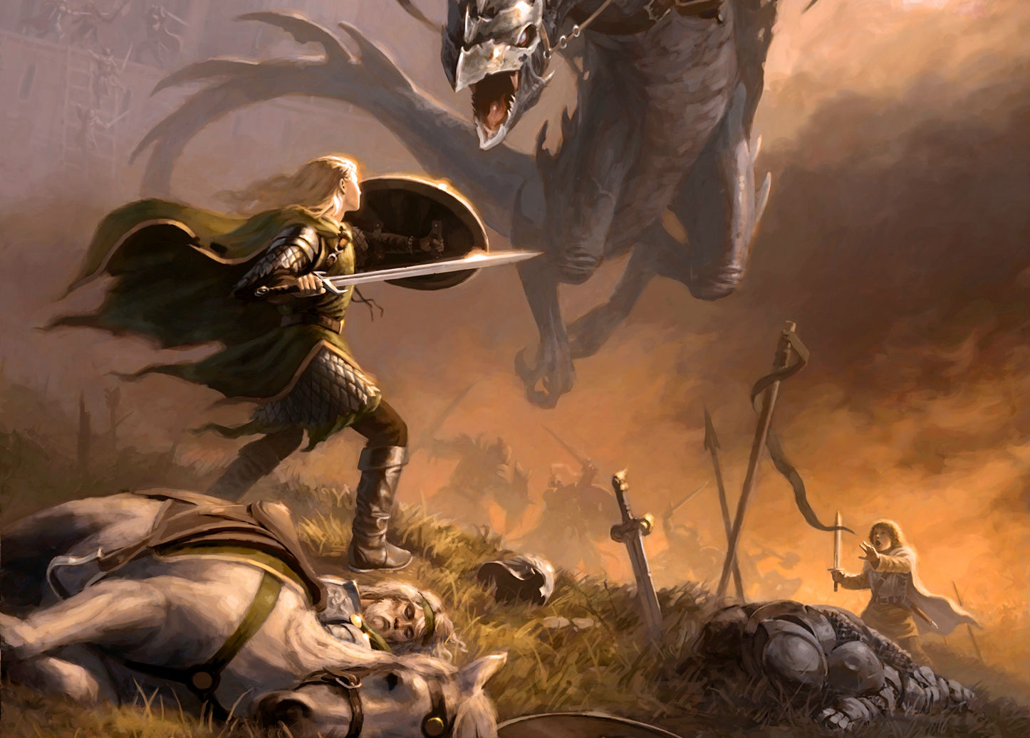 Eowyn and the Nazgu Wallpaper and Background Image | 1446x1037 | ID:225320