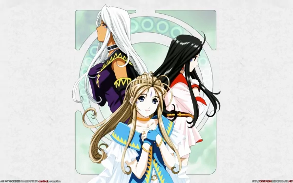 goddess Skuld (Ah! My Goddess) Urd (Oh My Goddess!) Belldandy (Ah! My Goddess) Anime Ah! My Goddess HD Desktop Wallpaper | Background Image