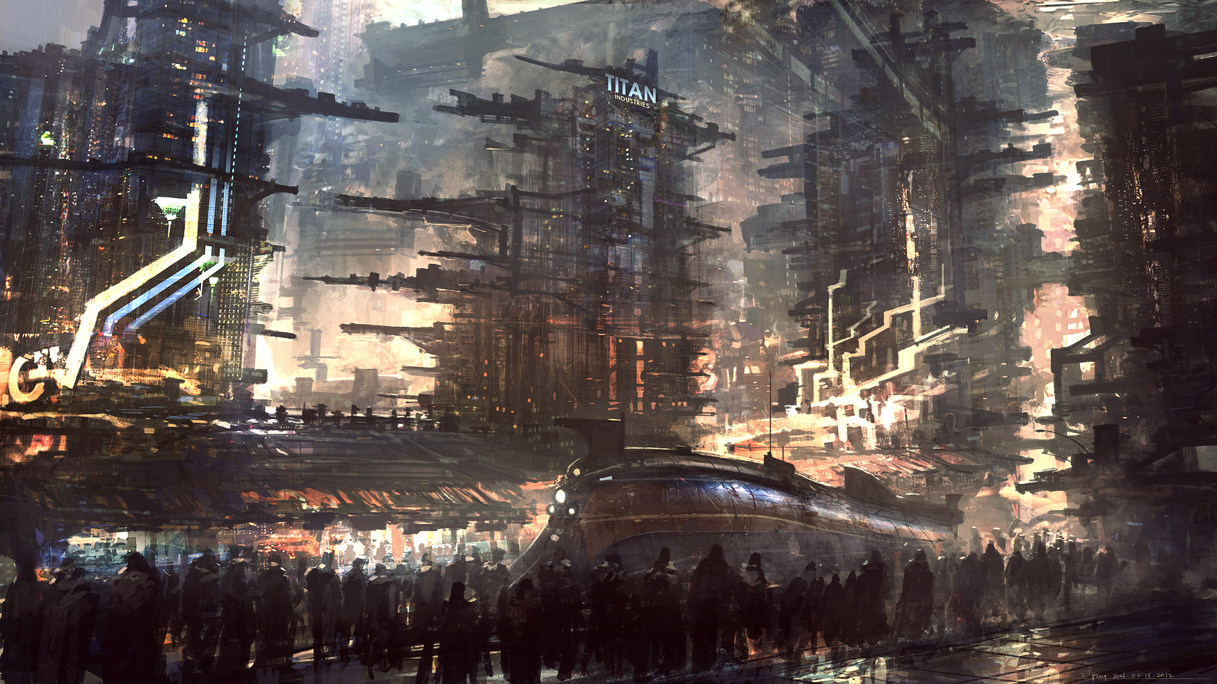 Download Sci Fi City Sci Fi City Wallpaper