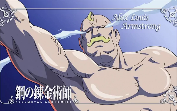 Alex Louis Armstrong Anime Fullmetal Alchemist HD Desktop Wallpaper | Background Image