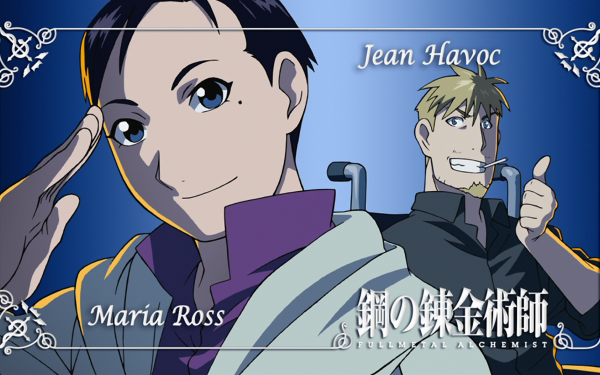 Anime FullMetal Alchemist Fullmetal Alchemist Jean Havoc Maria Ross HD Wallpaper | Background Image
