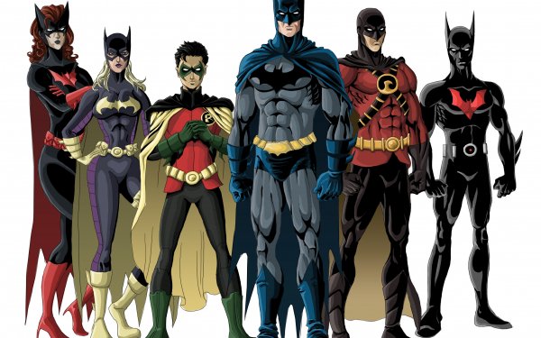 Comics Batman Red Robin Robin Batgirl Batwoman Terry McGinnis Damian Wayne Tim Drake Kate Kane HD Wallpaper | Background Image