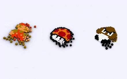 Goomba video game Mario HD Desktop Wallpaper | Background Image
