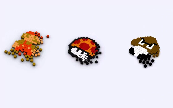 Goomba video game Mario HD Desktop Wallpaper | Background Image