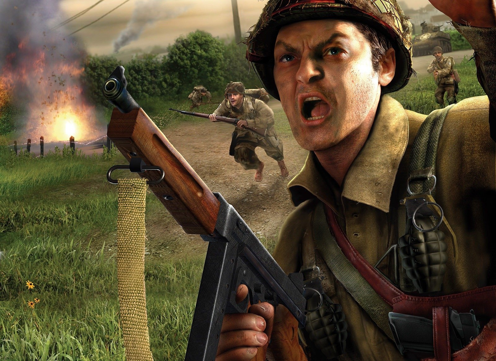 Download Video Game Brothers In Arms Wallpaper
