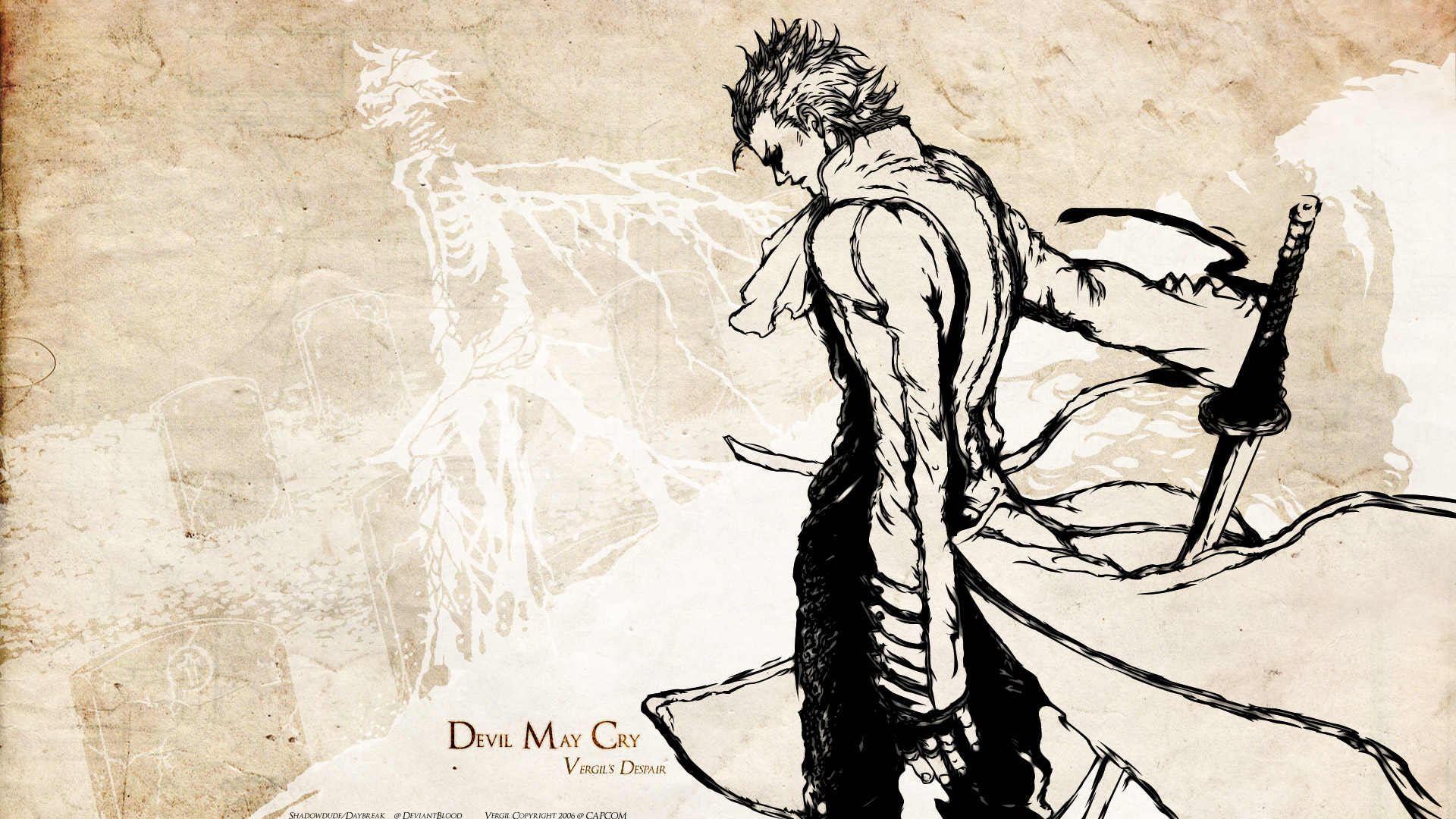 Devil May Cry Dante Anime Wallpapers - Wallpaper Cave