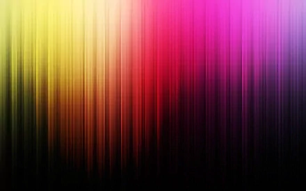 Colorful abstract HD PC desktop wallpaper: vertical fading bands blend yellow, orange, red, magenta and purple into deep black, creating a blurred gradient background.