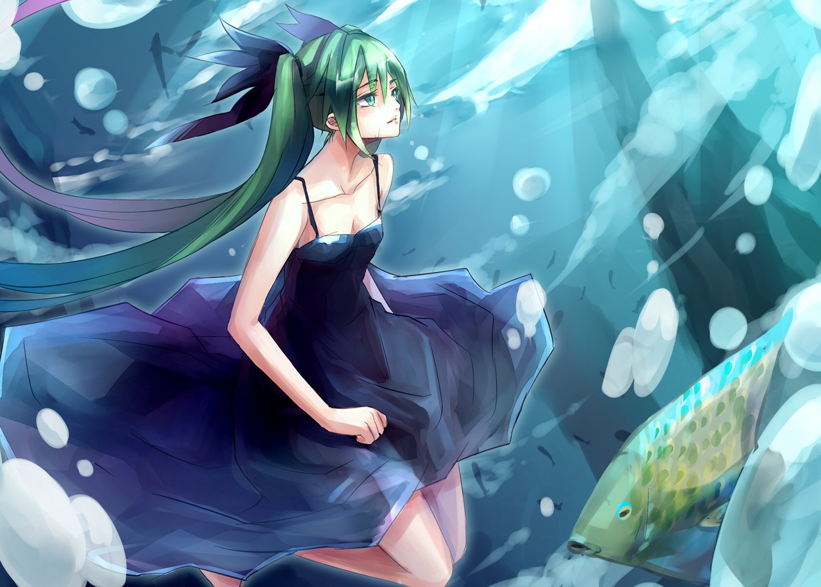 Download Hatsune Miku Anime Vocaloid Wallpaper