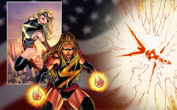 Ms. Marvel Comic HD Desktop Wallpaper | Background Image