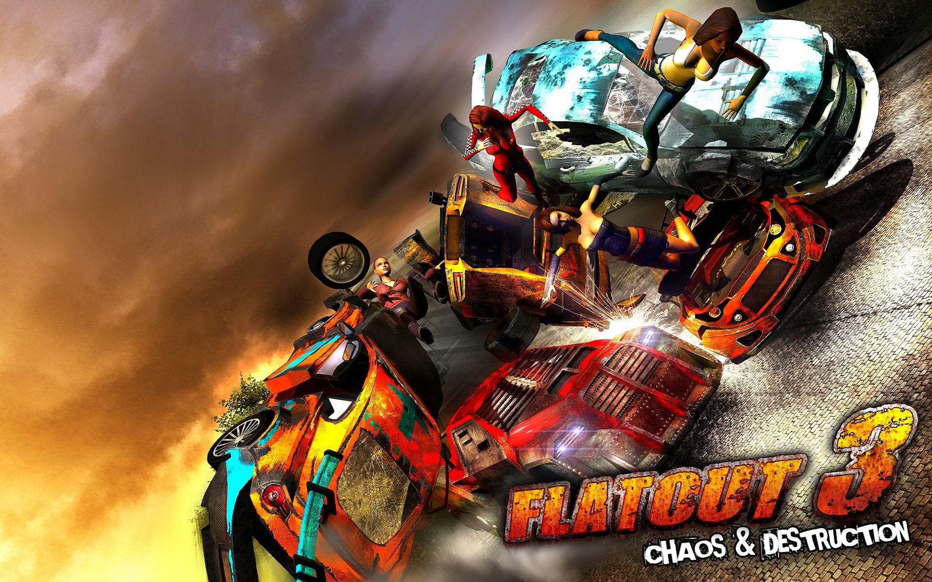 Video Game FlatOut HD Wallpaper | Background Image