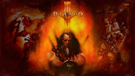 Barbarian (Diablo III) video game Diablo III HD Desktop Wallpaper | Background Image