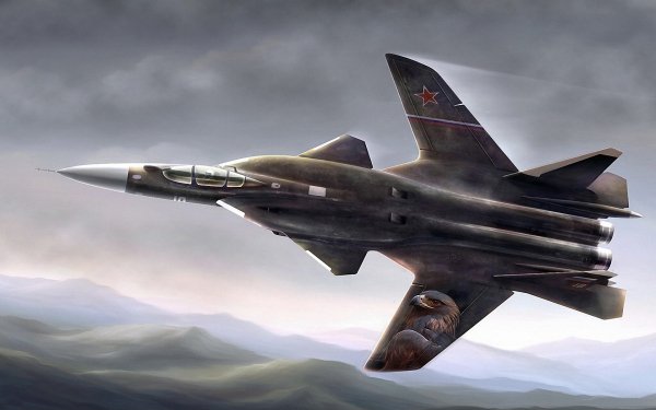 Military Sukhoi Su-47 Jet Fighters HD Wallpaper | Background Image