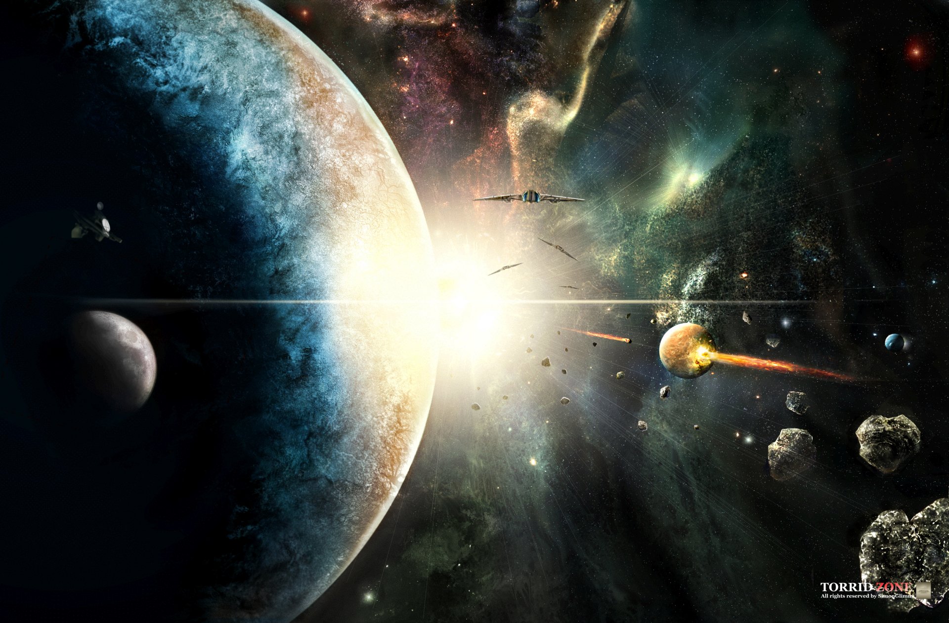 Download Sci Fi Planet HD Wallpaper