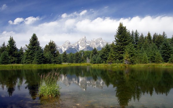 Earth Landscape Lake Mountain HD Wallpaper | Background Image