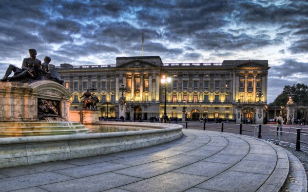 Man Made Buckingham Palace Palaces United Kingdom HDR HD Wallpaper | Background Image