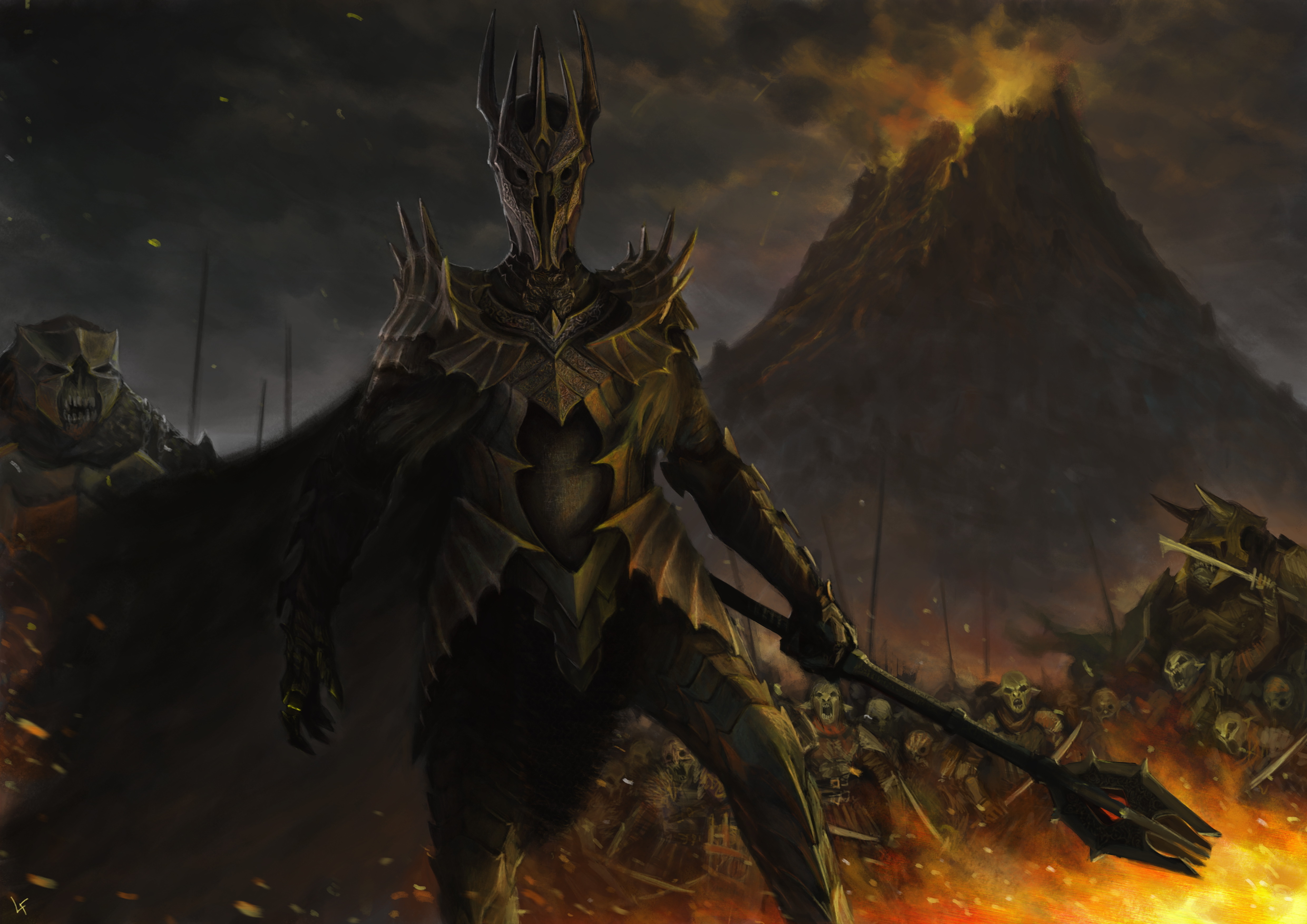 Dark Warrior HD Wallpaper | Background Image