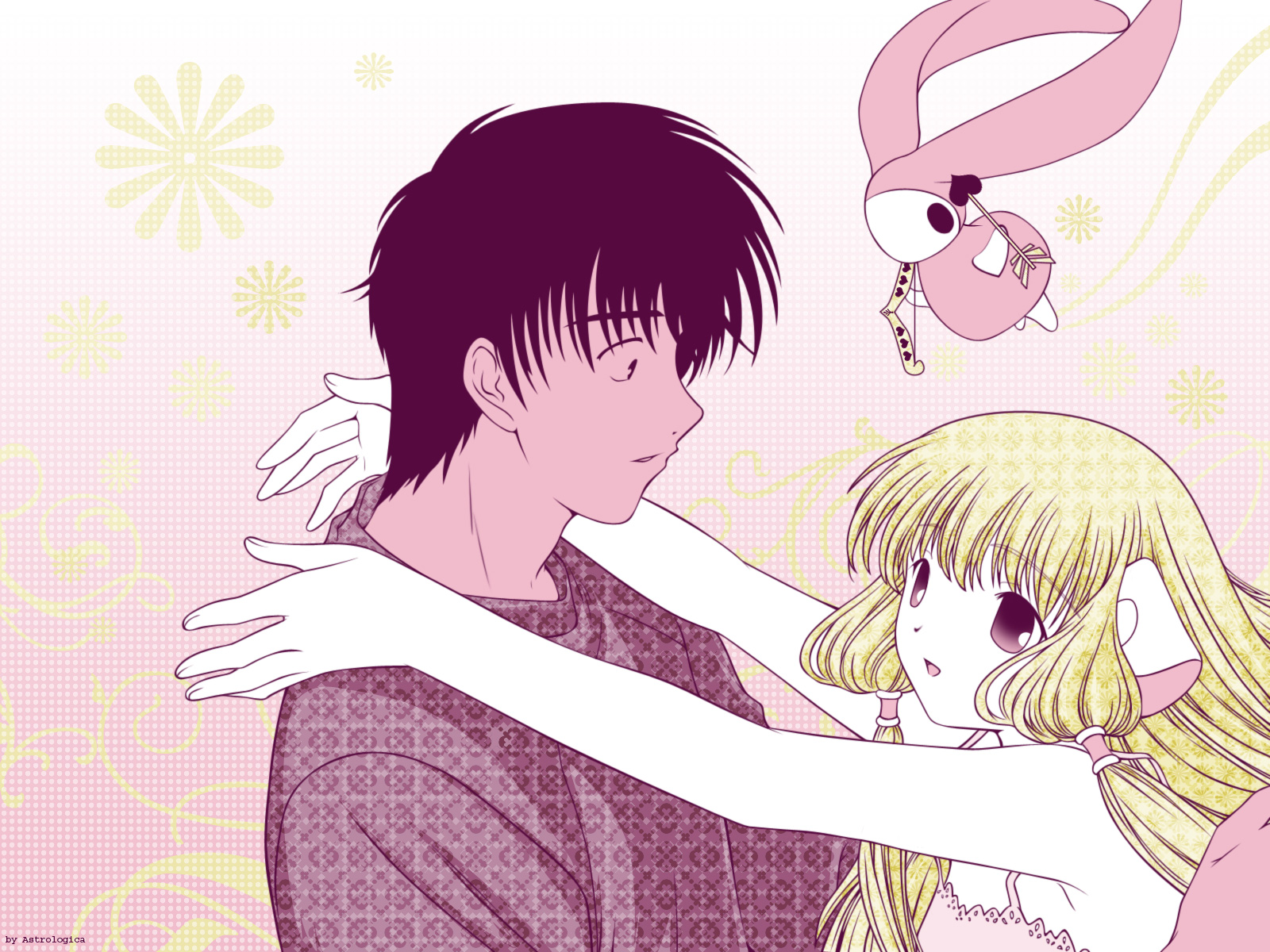 Chobits Chii And Hideki Wallpaper