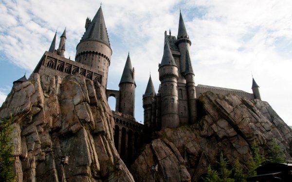 Man Made Hogwarts Castle Castles HD Wallpaper | Background Image