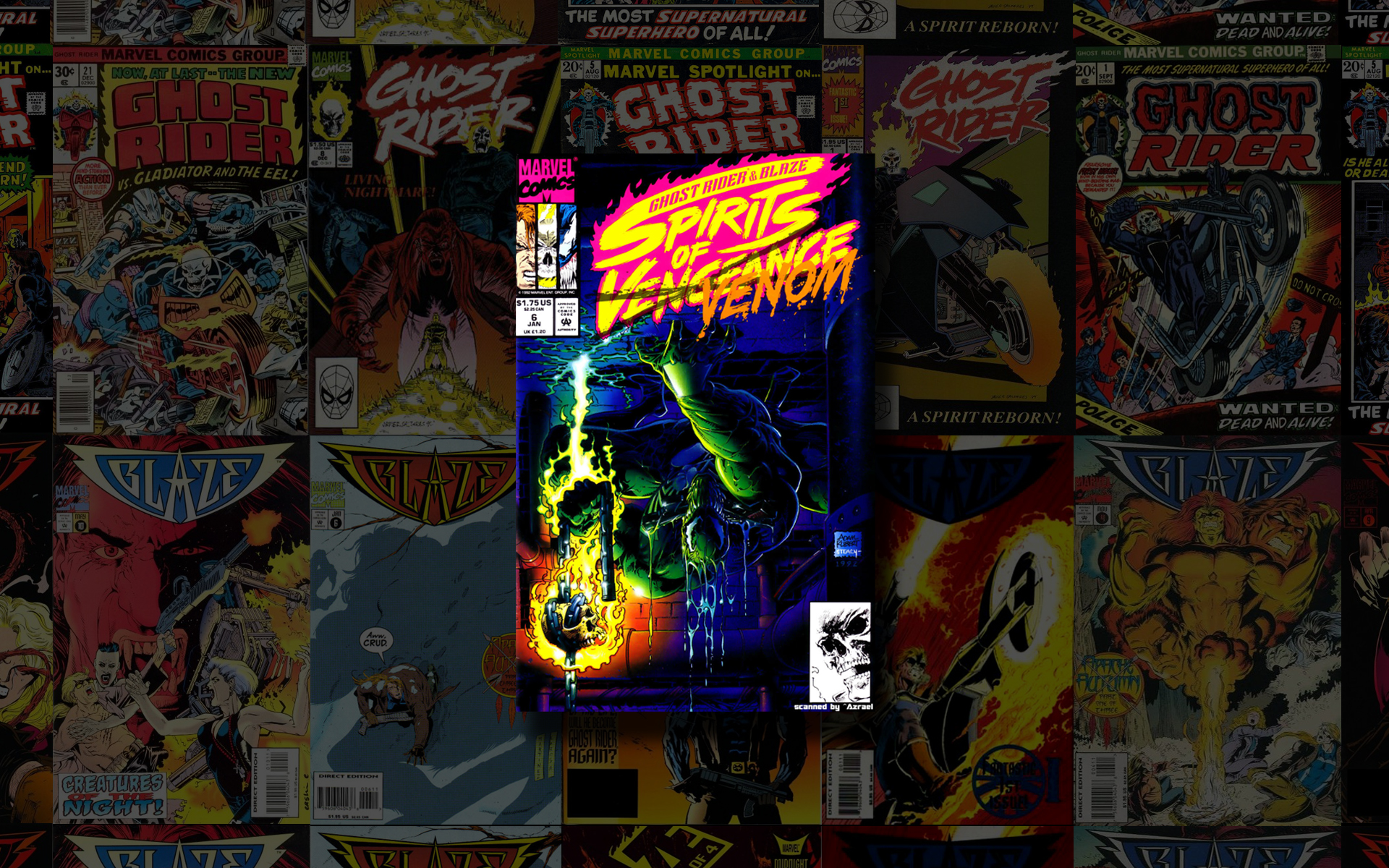 Comics Ghost Rider/Blaze: Spirits Of Vengeance HD Wallpaper | Background Image