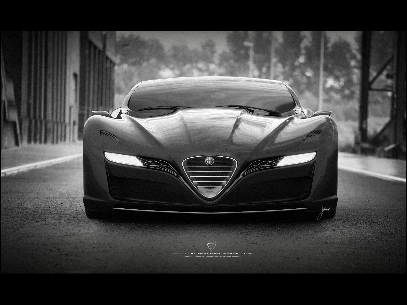 Download Concept Car Car Alfa Romeo Vehicle Alfa Romeo 12C GTS Wallpaper
