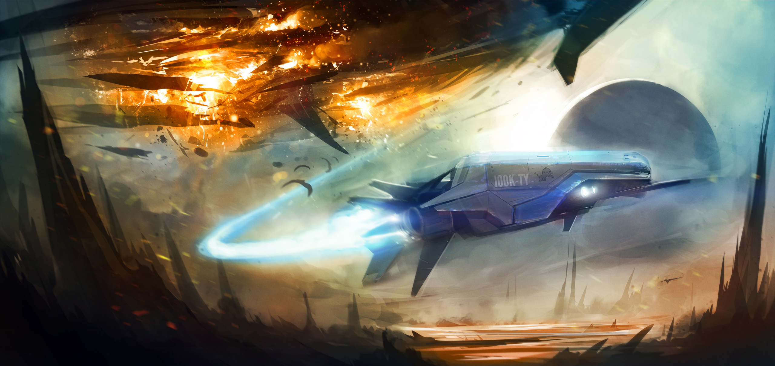 Download Sci Fi Spaceship HD Wallpaper