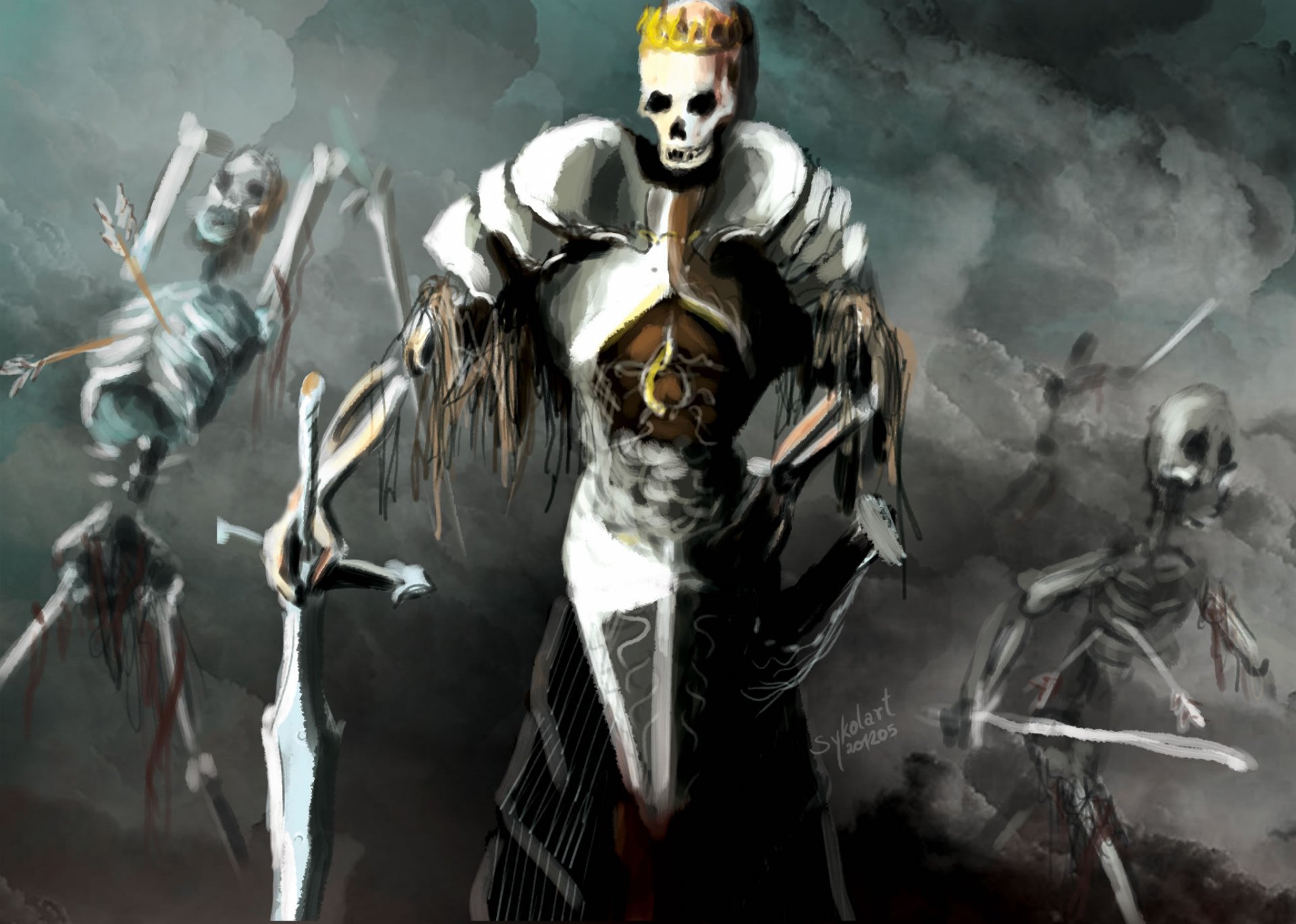 Darck shildren by sykolart