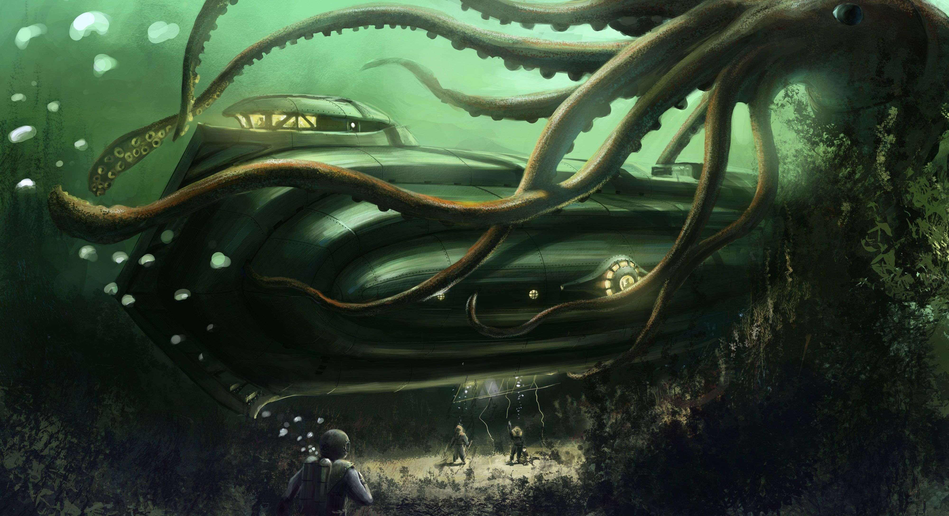 Fantasy Underwater HD Wallpaper | Background Image