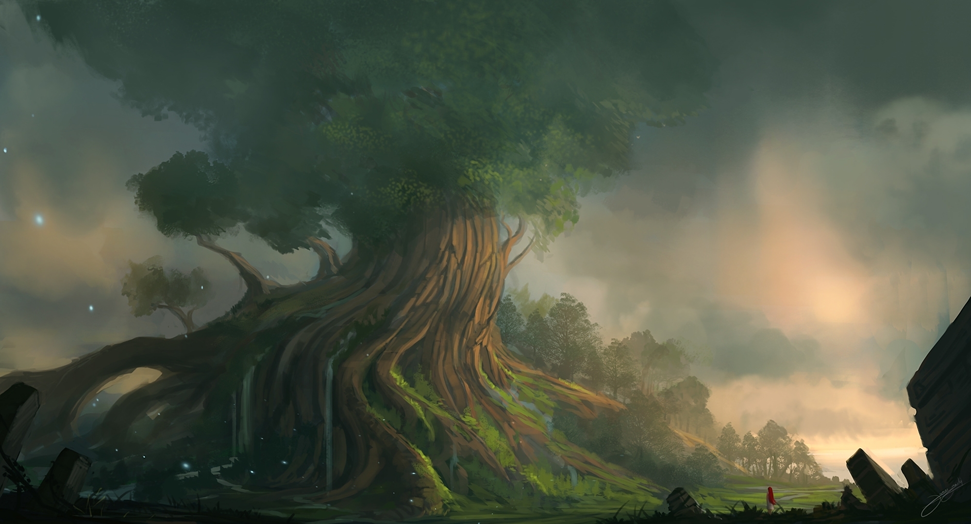 http://blinck.deviantart.com/art/Yggdrasil-287836323 Full HD Fond d