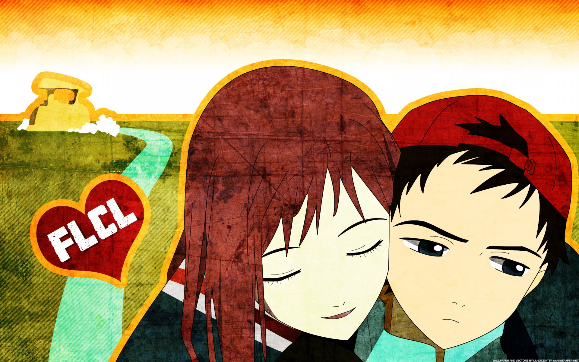 Download Anime FLCL HD Wallpaper