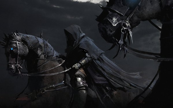 Fantasy Dark Horse Black Cape HD Wallpaper | Background Image