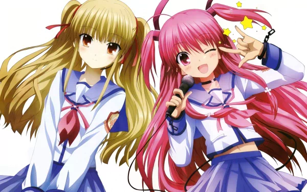 Yusa (Angel Beats!) Yui (Angel Beats!) Anime Angel Beats! HD Desktop Wallpaper | Background Image