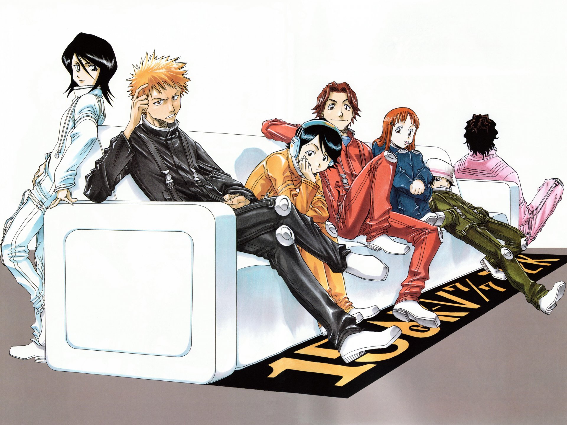 Download Yasutora Sado Orihime Inoue Rukia Kuchiki Ichigo Kurosaki Anime  Bleach 4k Ultra HD Wallpaper