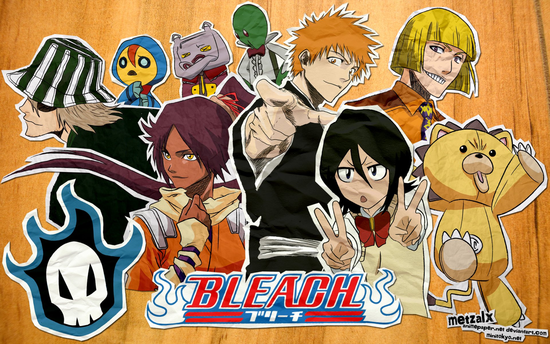 Download Kisuke Urahara Yoruichi Shihôin Ichigo Kurosaki Shinji Hirako Kon ( Bleach) Rukia Kuchiki Anime Bleach HD Wallpaper