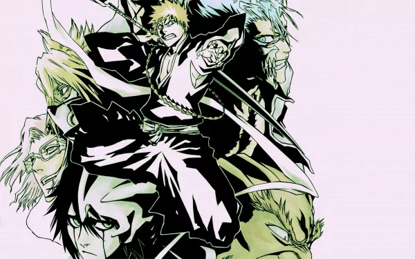 Szayelaporro Granz Tier Halibel Yammy Llargo Grimmjow Jaegerjaquez Ichigo Kurosaki Anime Bleach HD Desktop Wallpaper | Background Image