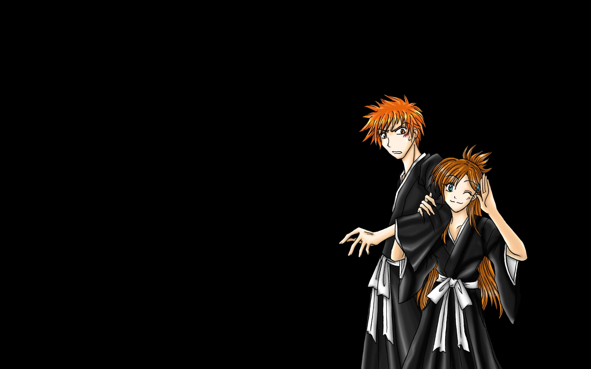 Download Orihime Inoue Ichigo Kurosaki Anime Bleach HD Wallpaper