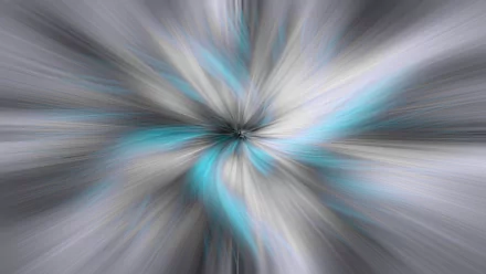 An abstract HD PC desktop wallpaper featuring dynamic swirls of gray and vibrant blue colors, creating an energetic and visually captivating background.