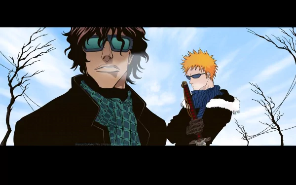 Yasutora Sado Ichigo Kurosaki Anime Bleach HD Desktop Wallpaper | Background Image