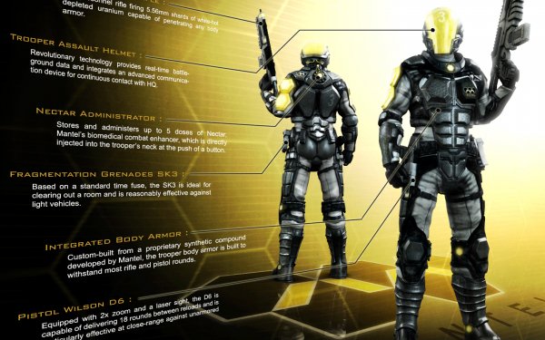 Video Game Haze Armor HD Wallpaper | Background Image