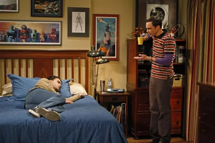 Johnny Galecki Sheldon Cooper Jim Parsons Leonard Hofstadter TV Show The Big Bang Theory HD Desktop Wallpaper | Background Image