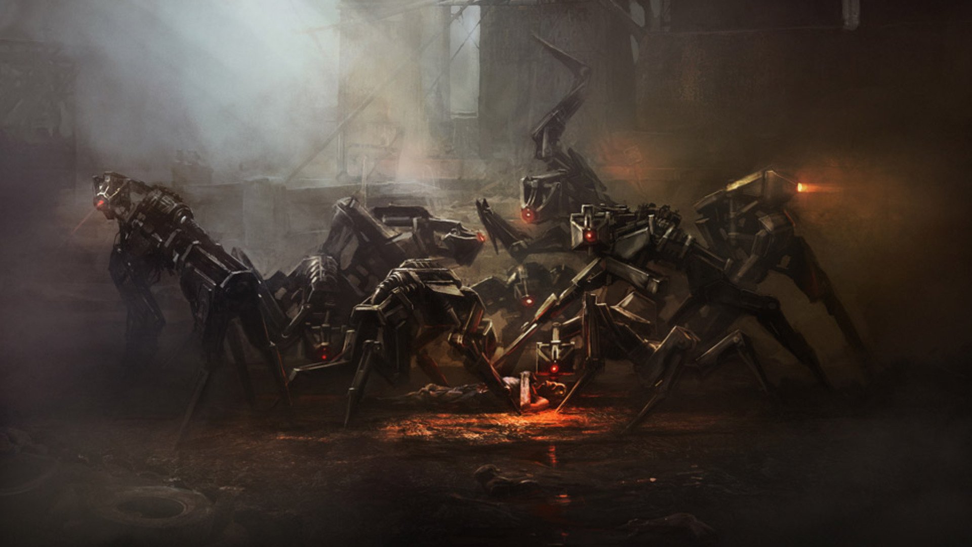 Download Sci Fi Robot HD Wallpaper