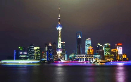 man made Shanghai HD Desktop Wallpaper | Background Image