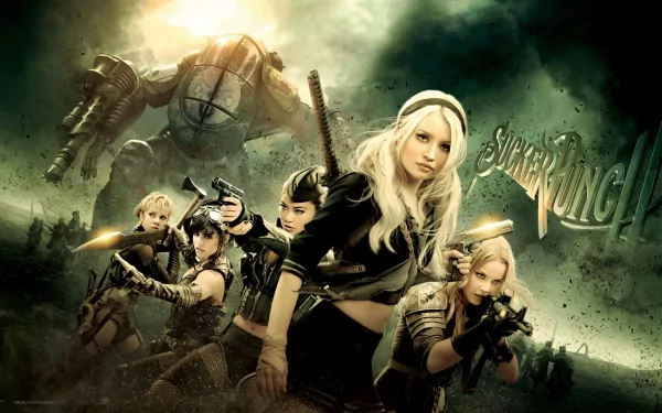 Abbie Cornish Jena Malone Vanessa Hudgens Jamie Chung Emily Browning Sweet Pea (Sucker Punch) Babydoll (Sucker Punch) Amber (Sucker Punch) movie Sucker Punch HD Desktop Wallpaper | Background Image
