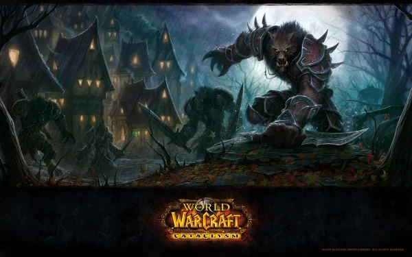video game World Of Warcraft: Cataclysm Worgen (World Of Warcraft) HD Desktop Wallpaper | Background Image