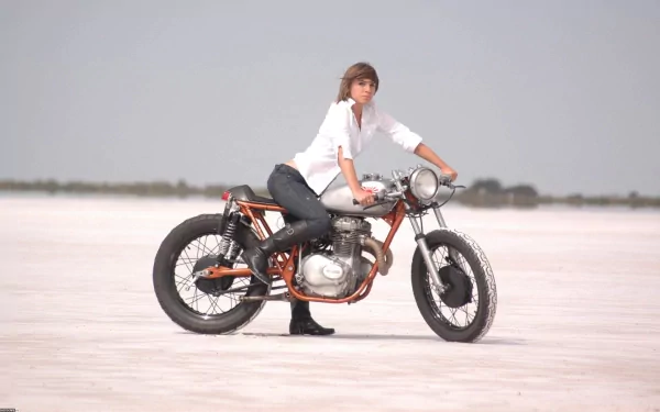 woman Girls & Motorcycles HD Desktop Wallpaper | Background Image