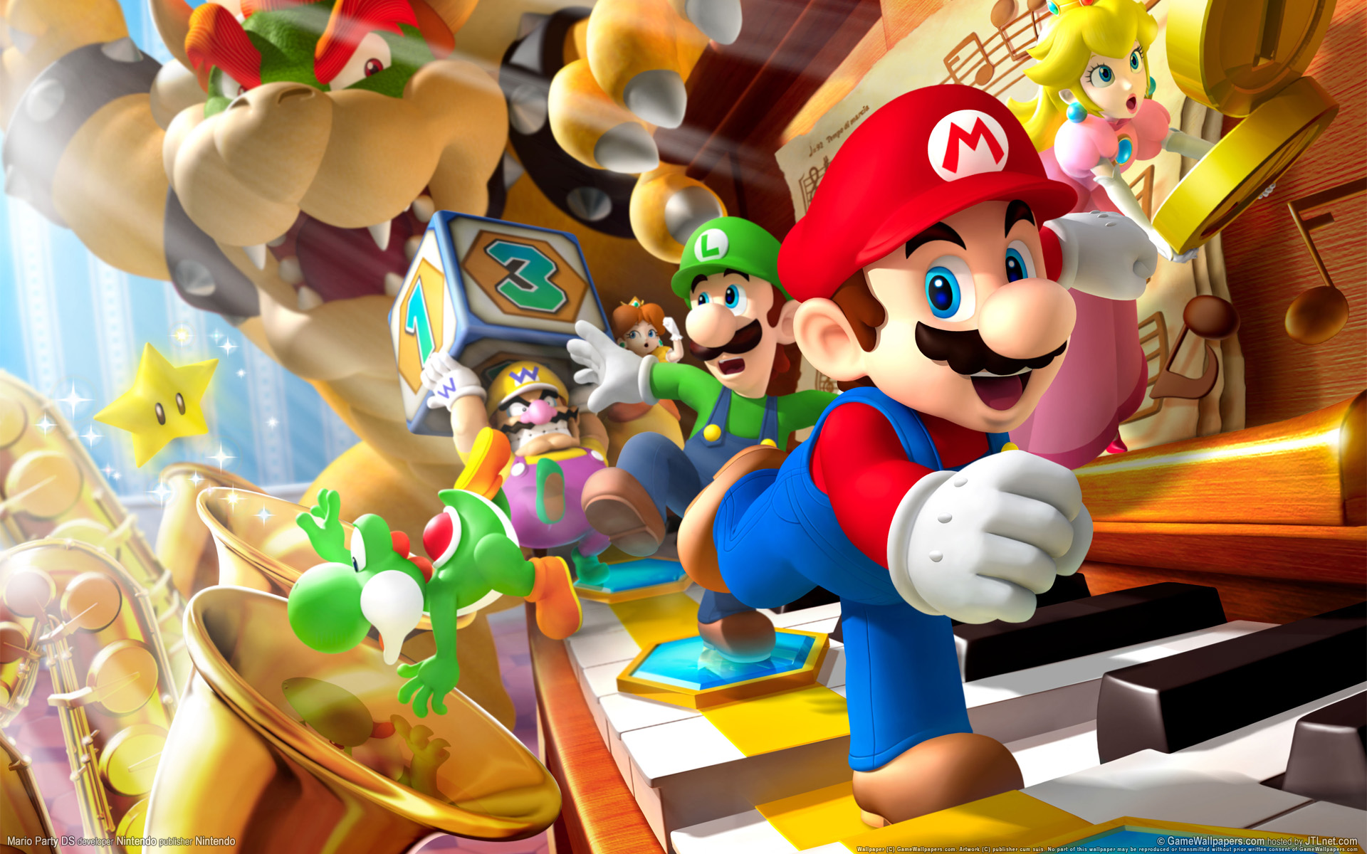 Video Game Mario Party DS HD Wallpaper | Background Image